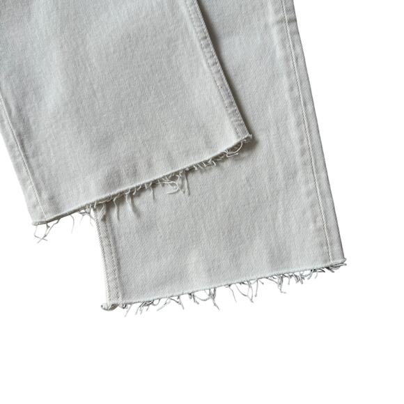 NEW Re/Done 70s Stovepipe Jeans Vintage White - Picture 4 of 12